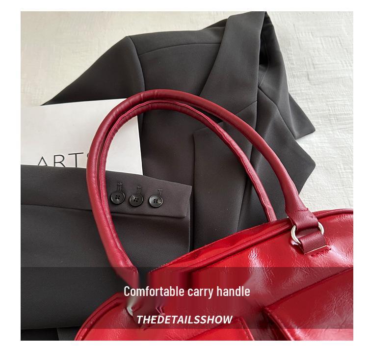 Trendy 2025 Korean Style Women's Autumn Handheld Square Shoulder Bag
