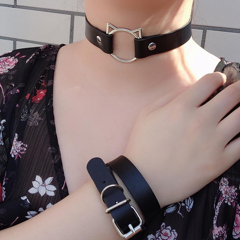 Kitten Collar Harajuku Choker Necklace Fetish  Restraints Collars & Leashes