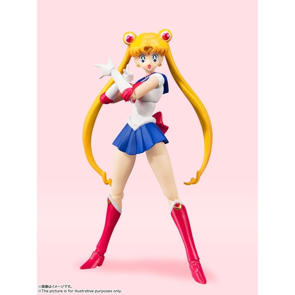 Bandai S.H. Figuarts Sailor Moon Animation Color Edition 140mm PVC ABS Action Figure