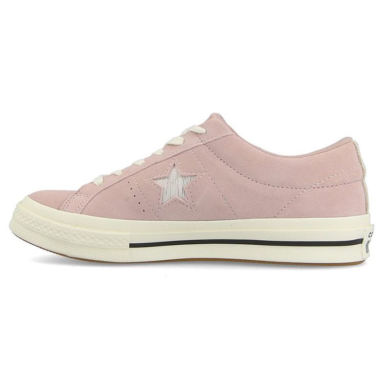 Converse One Star Leather Casual Comfortable Slip Resistant Durable Lightweight Low Top Skate Shoes Women sneaker Pink 161539C
