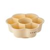 Rotatable 7-Compartment Kitchen Prep & Hot Pot Platter