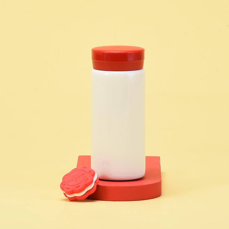 Stainless Steel Thermos Cup, Portable Mini Carry-On Water Cup Girl Pocket Cup