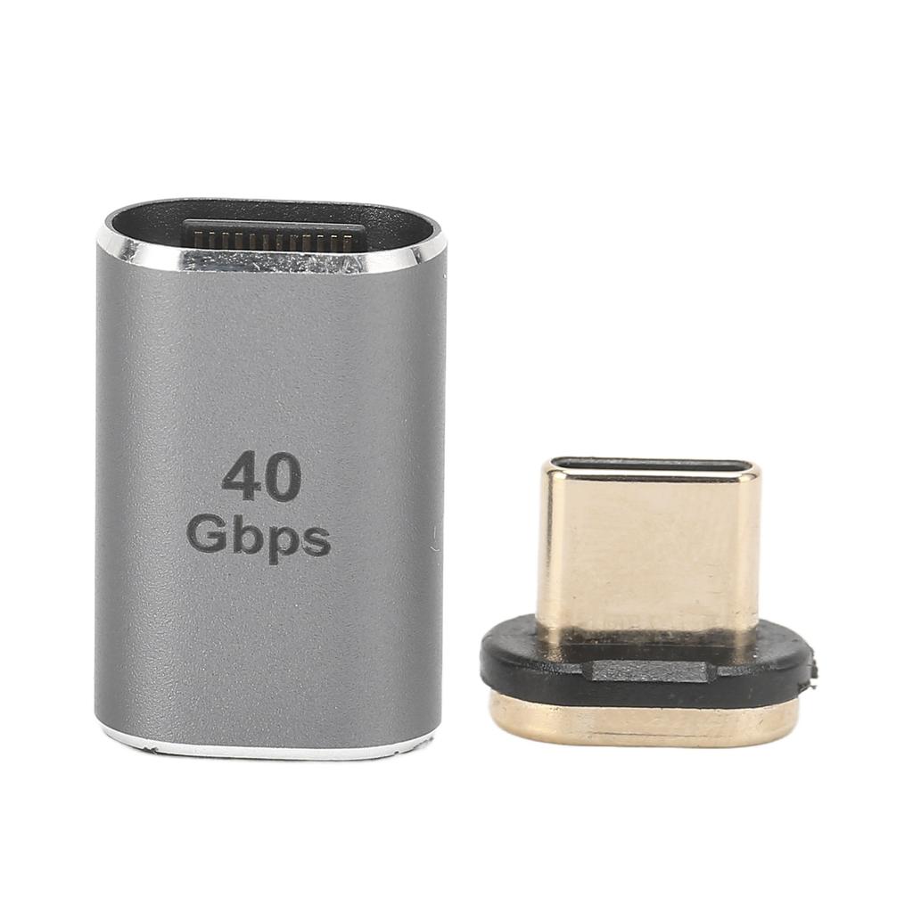 1 Set USB C Male To Female Adapter 3 In 1 Plug and Play Type C Male To Female Straight Head