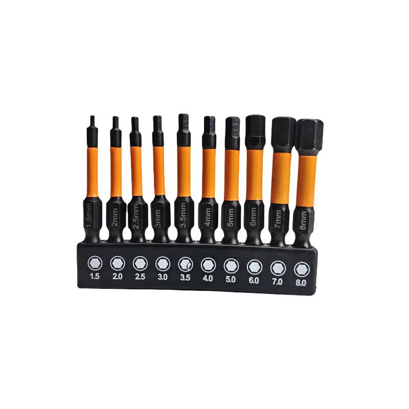 21/10 szt. Zestaw wierteł udarowych do metalu Star Stal S2 Główka sześciokątna Uchwyt magnetyczny Uchwyt na bity wkrętakowe Klucz Narzędzia do wiertarki elektrycznej