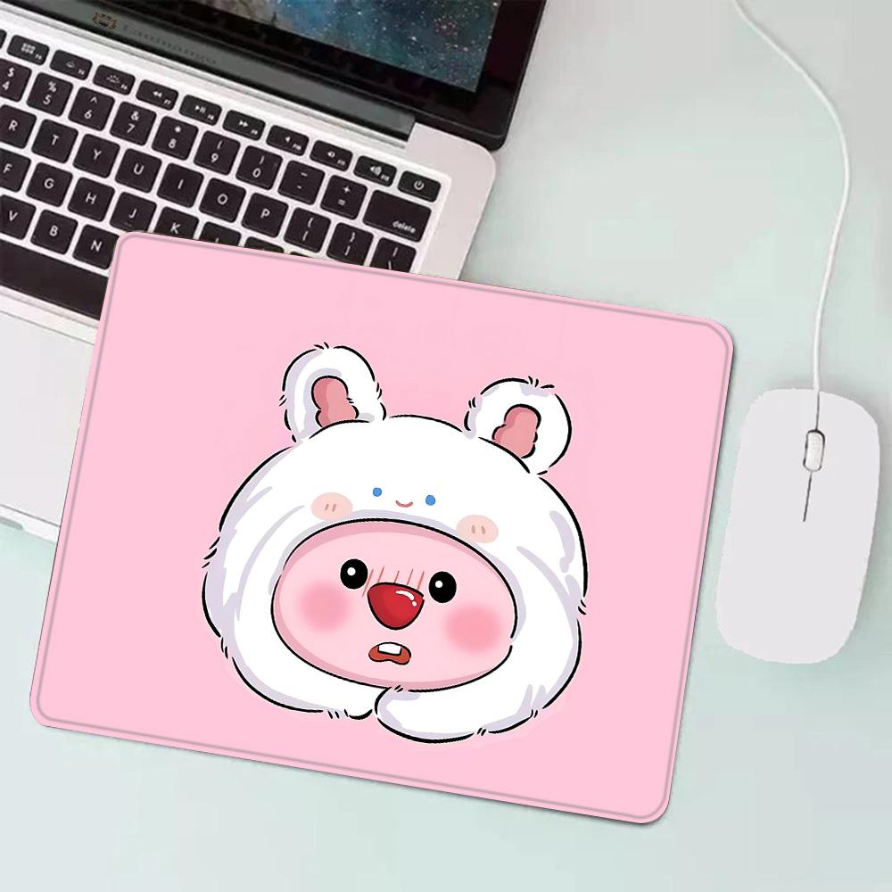 Hot Cartoon Cute Loopies Pink Gaming Mouse Pad XS Small Mousepad for PC Gamer Desktop Decoration Office Mouse Mat Deskmat Rug