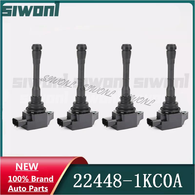 4pcs/lot Car Ignition Coil 224481KC0A For Nissan Juke Sentra 1.6L L4 2011-2017 22448-1KC0A 22448 1KC0A