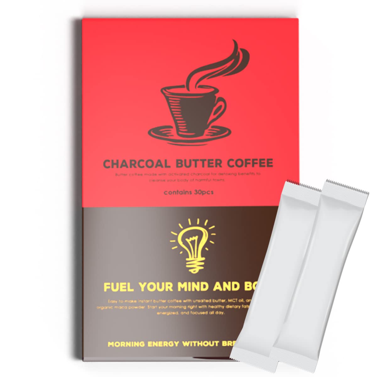 

Угольно-масляный кофе, легко растворимый порошок в индивидуальной упаковке, Miura Takuya Shoten, углеводная кетогенная диета на 16 часов (30 пакетов)