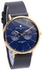 Salvatore Marra Italian Brand Unisex Quartz Watch with Calendar, SM15117L (Rose NV Navy)