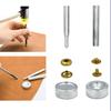Snap Fasteners Kit 12.5Mm Metal Snap Buttons For Clothing Craft Bag Shoes Collar Belt Jeans Perfect Fit Adjust Button Diy Tailor
