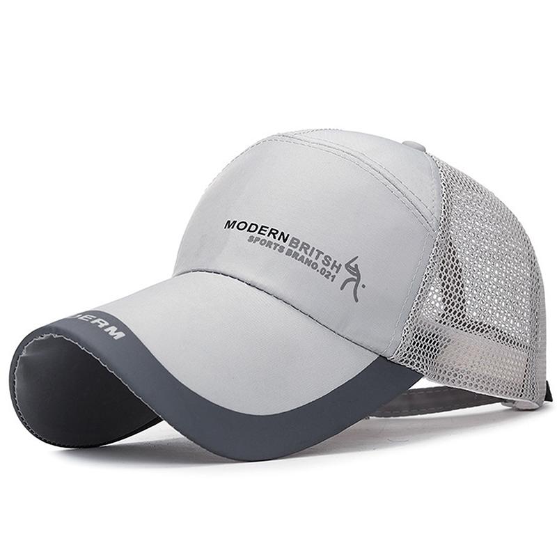 2025 Summer Wide Brim Baseball Cap Sports Hat Unisex Sun Hat Outdoor Quick-Drying Mesh Cap Breathable Duck Tongue Cap