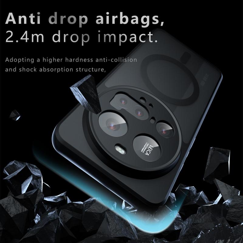 For Xiaomi 15 14 Ultra Case Matte Magsafe Drop-proof Built-in Airbag Corner Non-yellowing Material Soft Cover
