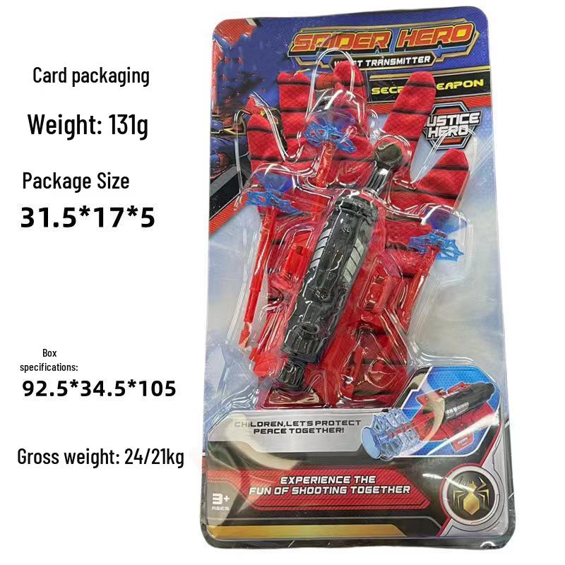 Spider Launcher Hero Knight Soft Bullet Children's Toy