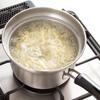 Wahei Freiz Tsubame-Sanjo Overflow-Resistant 16cm Saucepan & 23cm Saucepan with Strainer and Lid, Stainless Steel, Induction and Gas Compatible, Enzo