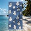 Cartoon M-miffy Towel Quick Drying Beach Towels Are Suitable For Swimming Pools Camping Yoga And The Gym