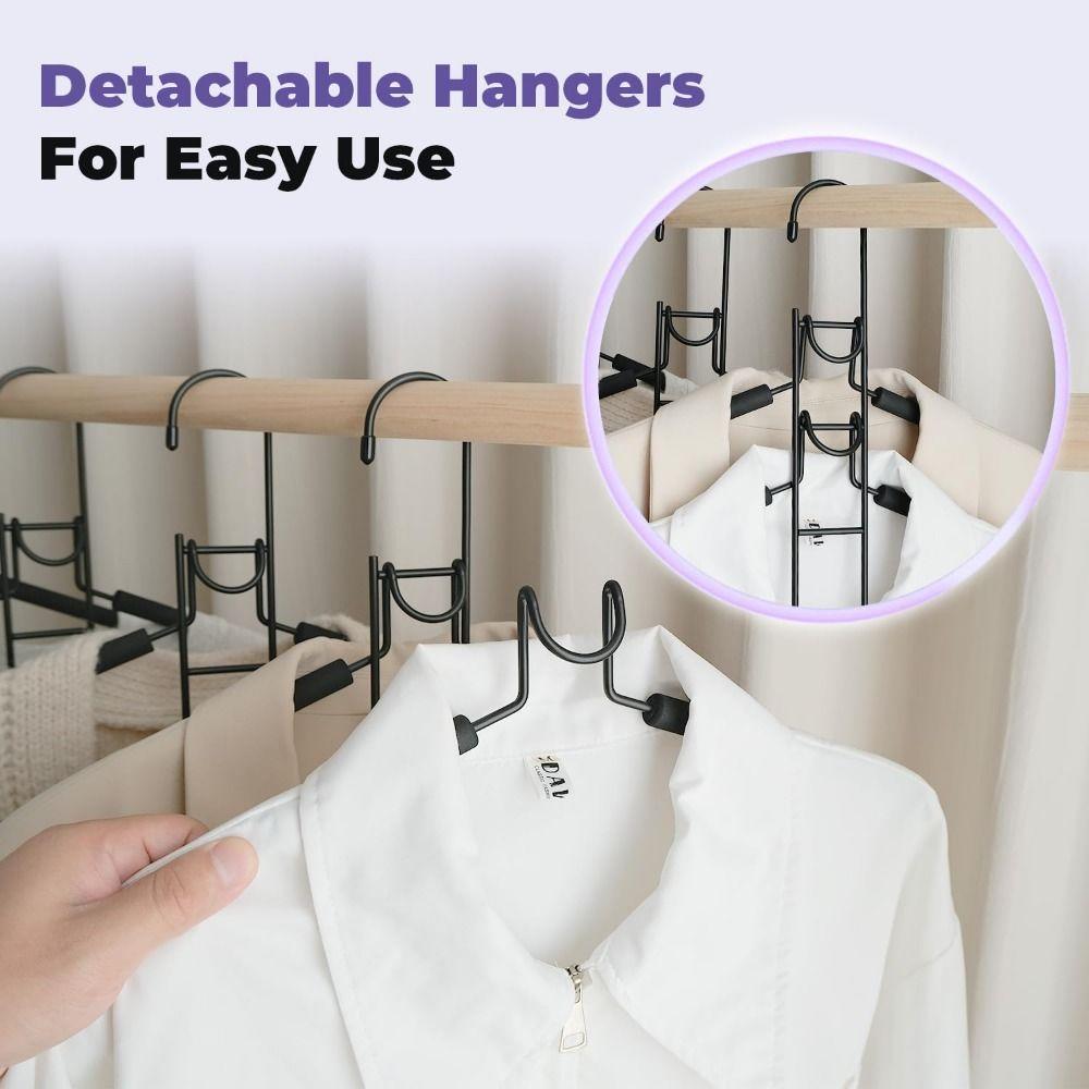 Detachable Multifunctional Clothes Rack 5 in 1 Closet Organizer Multi Layer Hanger  Hanging Storage