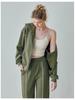 Women's Casual Slimming Thickened Sportswear: Warm 2-Piece Hooded Jacket Set