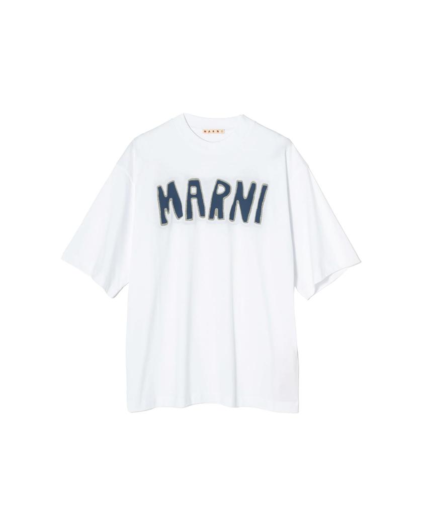Marni Lily White HUMU0223P1USCU70 Men's T-Shirt [Used]