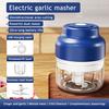 Electric Garlic Masher Mini Portable Veggie Chopper USB Charging Wireless Food Processor Meat Slicer Egg Beater