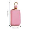 Pu Key Pouch Zipper Key Holder Organizer Car Key Bag Keychain Wallet  Simple Key Case Bag Men Women Car Key Protect Cover