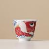 1 Pc Chinese Vintage Porcelain Tea Cup Handmade Dragon Fish Ceramic Teacup Household Tea Bowl Teaware Personal Meditation Cup