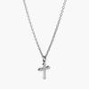 Collier avec pendentif chaîne Ligne Croisée (C2503-AN885_SV)