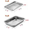 Meichuyi Stainless Steel Rectangular BBQ & Roasting Trays