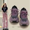 Mesh High-value Purple Platform Dad Shoes Autumn New Breathable Casual Sports Shoes
