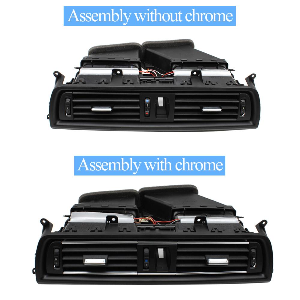 Car Dashboard Front Central Air Conditioner Panel AC Vent Grille Assembly For BMW 5 Series F10 F11 F18 64229166885