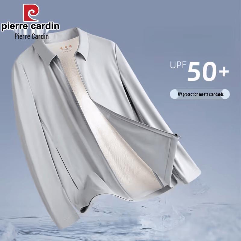 Pierre Cardin Men s Ice Silk UPF50+ Sun Protection Business Jacket 3XL