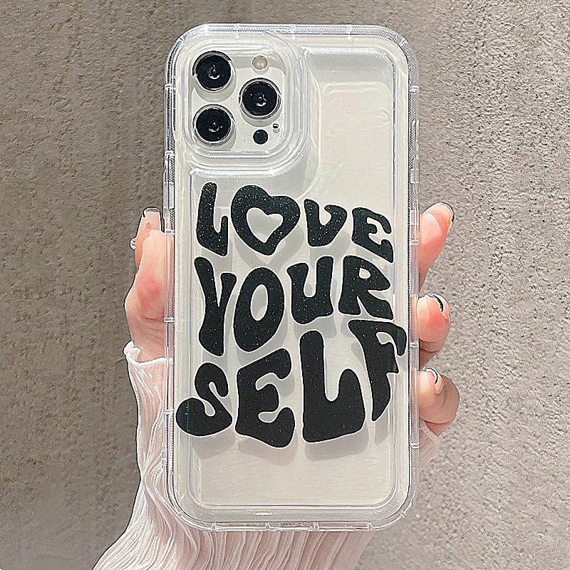 Creative English Letters Cover For Samsung S24 S22 S23 Ultra Case A54 A34 A53 A32 A52 A14 A33 A55 S21 S20 FE Full-package Case