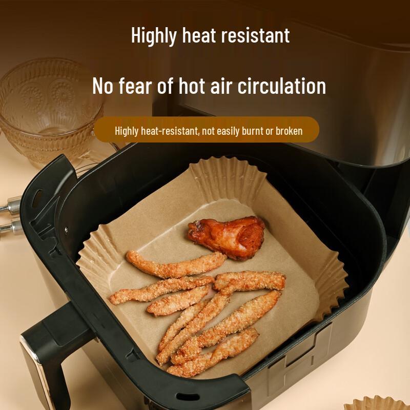 Super Herr. Einweg-Papierförmchen für Heißluftfritteusen