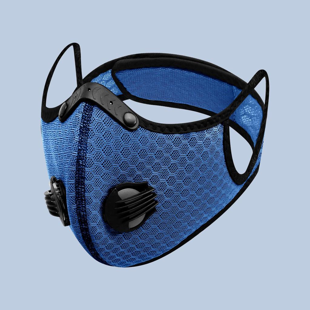 Unisex Windproof Riding Mask with Filters Valves Reusable Face  Mask for Bike Motorcycle Racing Ski