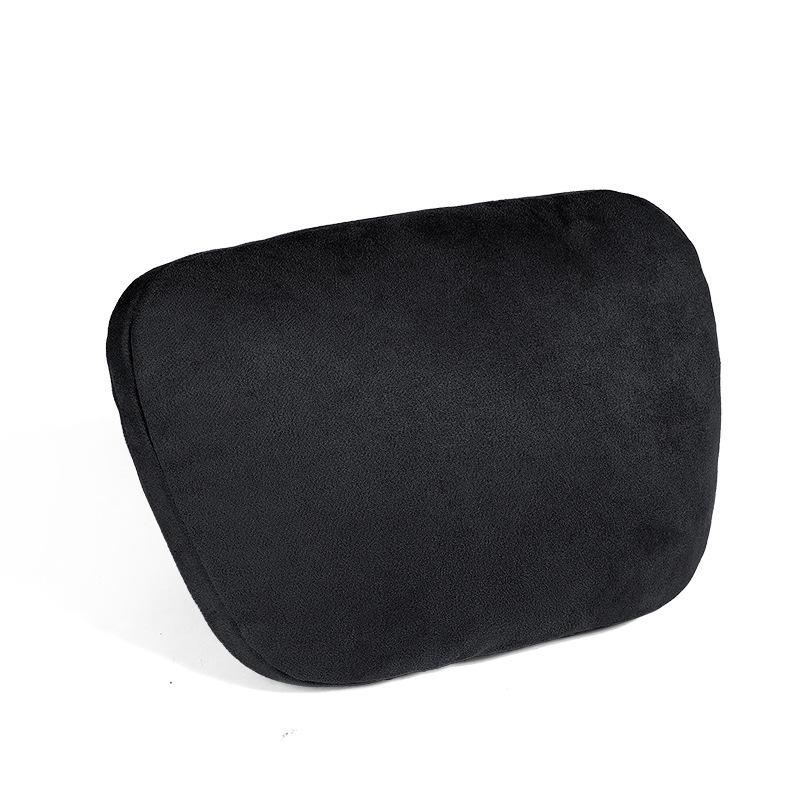 Suede Lumbar Pillow for Maybach: Headrest Cushion and Neck Support.