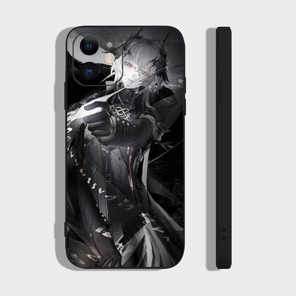 Logos Animated Game A-Arknights Phone Case For IPhone 17 Air 16 15 14 13 Pro Max 11 12 Black Silicone Cover