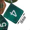 7 Stück Polyedrische Würfel Langlebig D8 D4 D10 D12 D20 D6 Graviert Tragbar Mehrzweck für Tabletop-Spiel