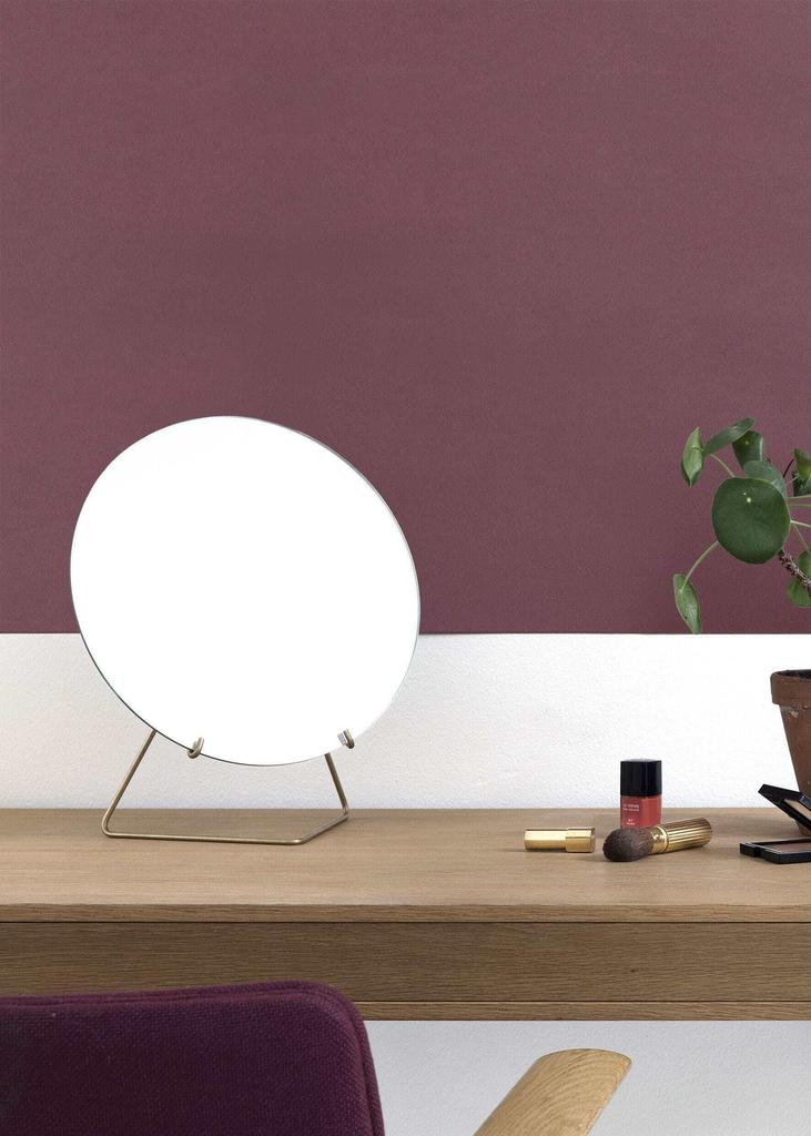 MOEBE Standing Mirror Diameter 30cm Brass