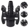 10Pc Car Expansion Water Tank Water Hose Straight Connect Connector Accessory Expansion Tank Return Hose Connector