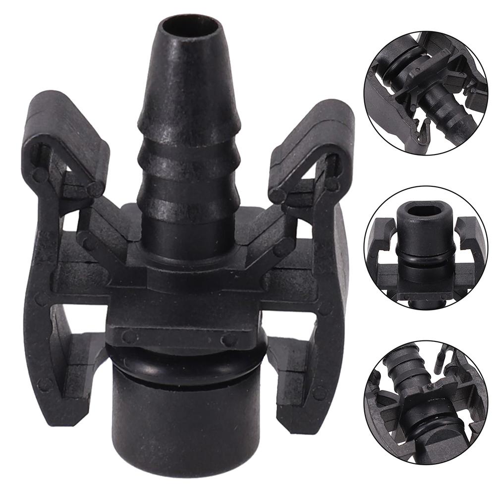 10Pc Car Expansion Water Tank Water Hose Straight Connect Connector Accessory Expansion Tank Return Hose Connector