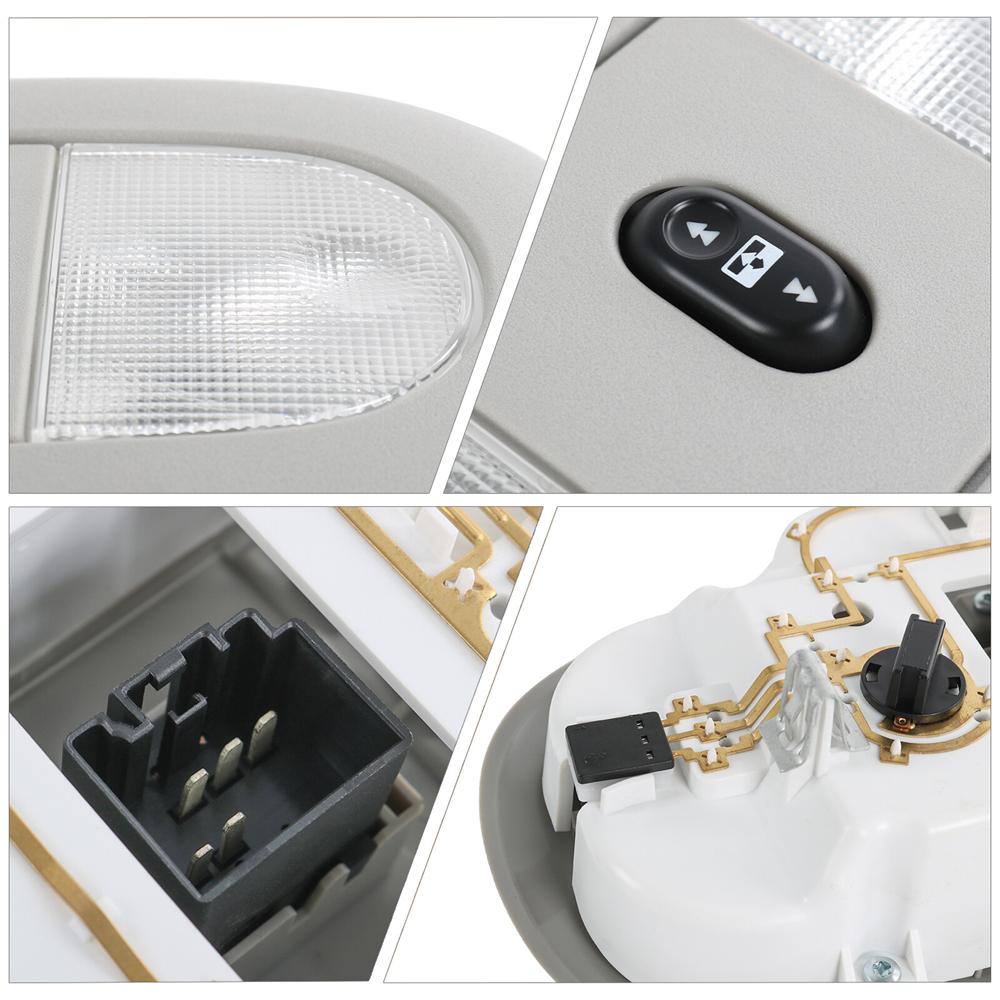 8C3Z25519A70AA Grey for Ford F250 350 Overhead Console LED Light Sunroof Switch