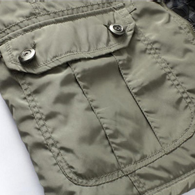 Men's Plus Size Stand-up Collar Jacket for Business Casual - Spring/Autumn Fashion