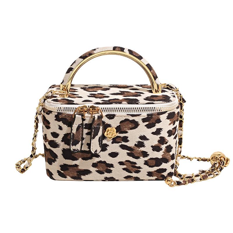 Bag Premium Handbag Women's 2025 Early Autumn Trend Fashion Leopard Print Chain Shoulder Bag Crossbody Bag
