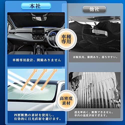 RUIYA Toyota Corolla Sport/Corolla Touring Windshield Sunshade, Sun Protection, Light Blocking, Insulation, UV Protection, Interior, Car Camping, Part