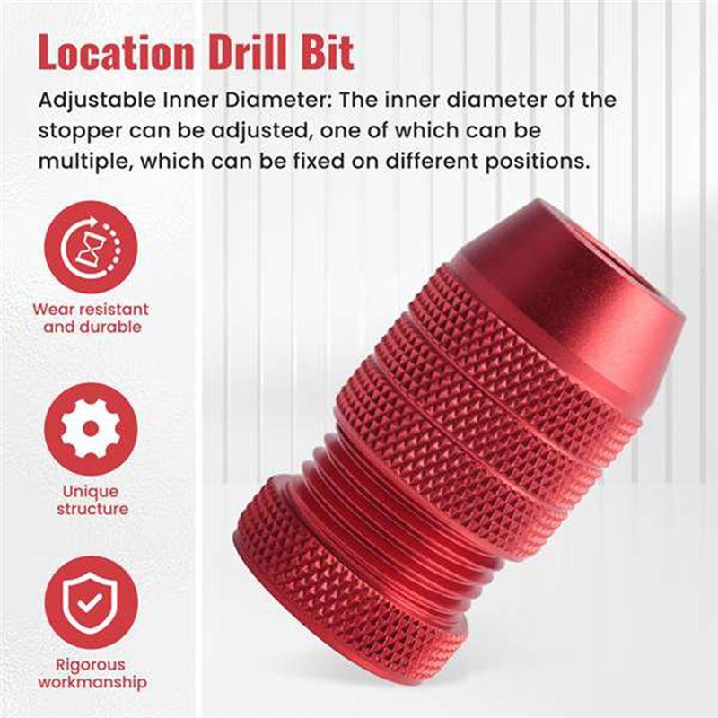 AEE2-Drill Depth Stop For Drill Bits,Drill Stop Collar Limit Rings Locator Depth Stopper For Drilling 2-5Mm 6-11Mm Drill Bit