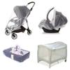 Baby Klamboe voor Kinderwagen Herbruikbaar Insectennet voor Kinderwagen Draagbaar Mini Ledikant Draagbaar & Duurzaam Baby Insectennet
