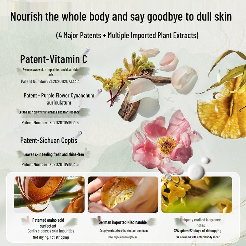 Xunyu 72-Hour Long-Lasting Fragrance Shower Gel