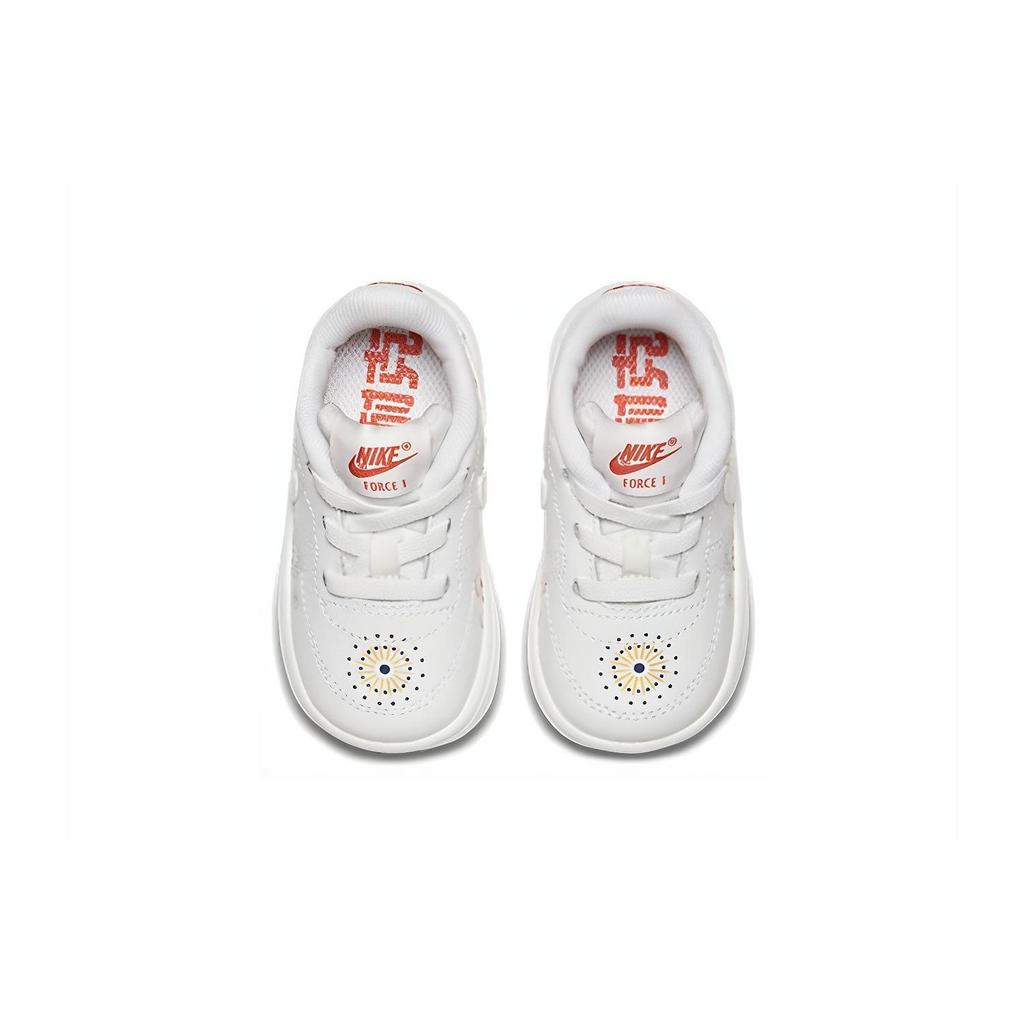 Nike Air Force 1 18 QS Mid Top Skateboard Shoes White Infant And Toddler AO2092-100
