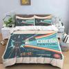 Movie Film Clap Board Patterns Bedding Set Printed Single Comforter Quilt Duvet Cover Pillow Case 3 Pieces Sets Kids Adult Size