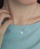 Merrymotive [Silver] Daisy Flower Pendant With Necklace