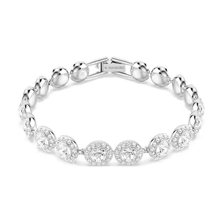 

Swarovski Una Angelic Solid Color Bright Imitation Crystal Inlaid Rhodium Plated Bracelet Women bracelet White 5682279 Box (Random Color)