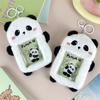 Kawaii Cartoon Panda Photocard Holder Plush Cute Student Card Holder Kpop Idol Photo Sleeve School Stationery